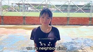 colombian babe takes stranger anal in public park spanish porn english subs