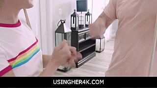 freya von doom surrenders teen body on pool table pounding