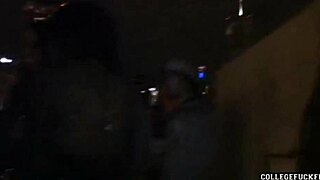 skinny campus teen fucked hard by stud creampie party!