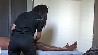 vietnamese massage girl teases with her soft hands
