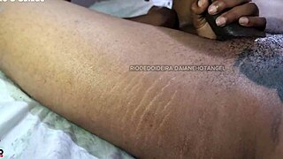 naughty wife teases her husband's friend playfully