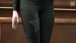 brunette big ass tempts in erotic leap of faith game play