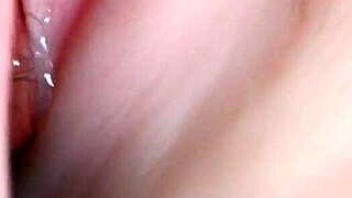 cute fuck doll gets double penetration with lube in shaved vagina