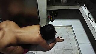 Colombian MILF rims and fucks young step-nephew doggystyle homemade