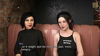 brunette big ass tempts in erotic leap of faith game play