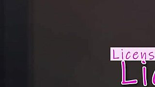 kerry louise orders slave to lick her shaved milf pussy in lingerie strapon play