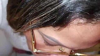 best friend's mom catches me with panties and sucks till i cum!