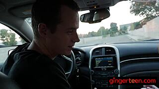 i love petite shaved ginger teen's perky tits and cock