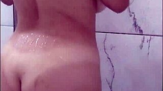 i showered and masturbated my big tits assplay