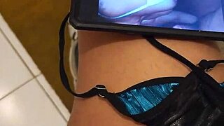 best friend's mom catches me with panties and sucks till i cum!