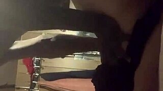 he bends her over, slams big black cock doggystyle into screaming redhead's pussy