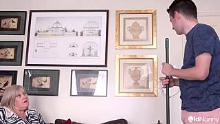 bbw mature catherine strips teasing sam bourne with huge natural tits