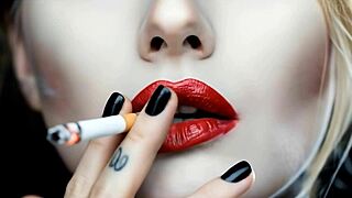 smokinglips4 fetish queen puffs and teases endlessly