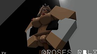 Gymnast bends acrobatically for athletic roblox sex