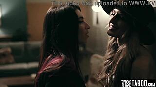 Big titted sly milf therapist seduces patients into lesbian threesome