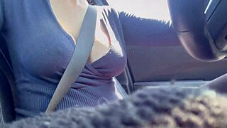 Italian Stepmom Artemisia Love Flashes Big Tits On Car Ride
