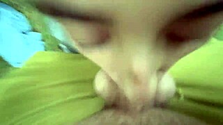 Cum Hungry Cutie Chokes on Double Deepthroat in Forest. Sloppy Face Fuck Gagging Domination.