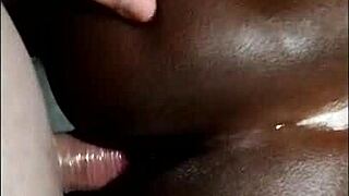 Hot black prostitute begs for cock!