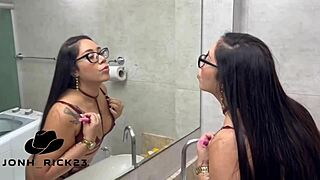 roommate's huge cock barebacks my tight ass deep... feels huge