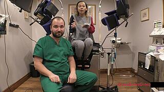 Kalani Luana's Latex Gloved Exam Turns Into Close-Up Fingering And Spreading For Doctor