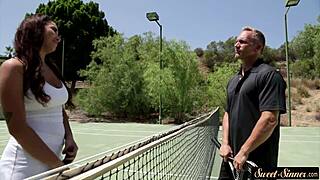 Stepdaughter Babe Rides Stepdad's Cock Cowgirl Style