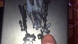 huge cock jerks massive cum liters solo