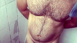 wanna hide and jerk off cumming on my shower legs?