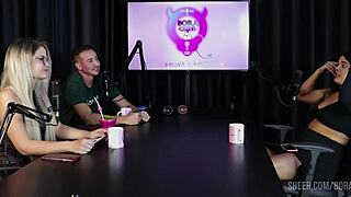 Val Mineirinha Bora Cast Comp with Bruna Carlos Sheer Red Tease