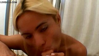 horny latina babe deepthroats throbbing cock eagerly