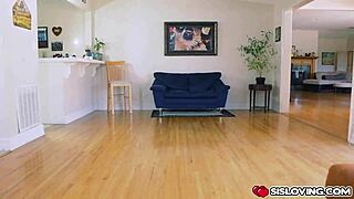 peyton robbie blindfolded teen throats stepbro's monster cock deep