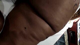 Só no cu da bbw safada anal gaping black cock