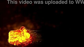 Abby crams monster cock in narrow ass gagging deepthroat hard anal