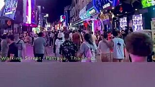 pattaya halloween street walks turn into sexy private thai dances