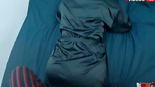 Stepson rams cock up stepmom's ass during back massage