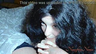 Step-Mom Sleepwalks Right Into Blowing My Huge Cock?