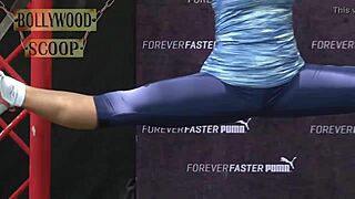 I love Jacqueline Fernandez's hot workout video!