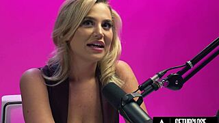 blake blossom's close-up pussy fingering leads to intense orgasm stretch