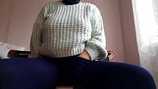 secretly stroking myself risky at work office moans