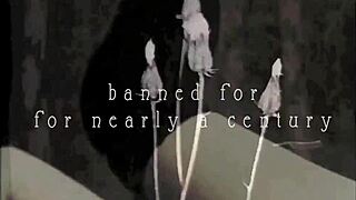 secret erotic vintage hairy milf beaver exposed in retro antique silent films