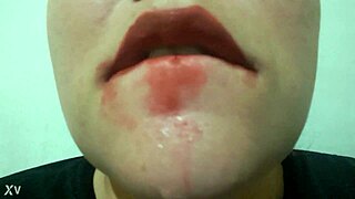 nova no x tia lola sucking and drooling all over