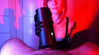 Satisfying him with new sex toy then epic blowjob finish 😏🔥💦