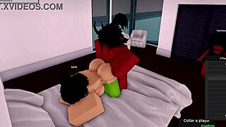 demon rails roblox hoe while girlfriend watches stunned