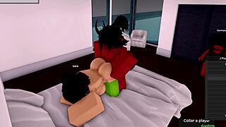 demon rails roblox hoe while girlfriend watches stunned
