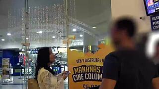 Petite Latina teen's tiny tits battle massive cock in sloppy deepthroat frenzy