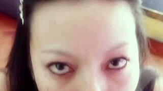 wanna see this latina deepthroat my monster cock till cumshot?