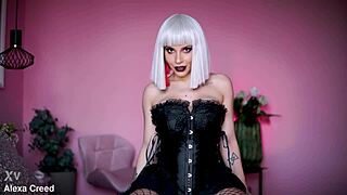 these bad tattooed goddesses tease you to cum with their fake tits