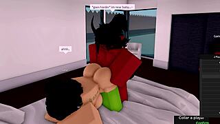 demon rails roblox hoe while girlfriend watches stunned