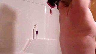 Sneaky Hidden Cam Catches Cute Girl Stripping Before Steamy Shower Bath