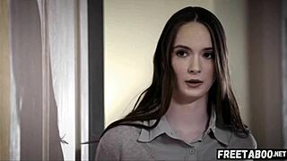 gf's twin sister cadence lux caught sucking my monster cock