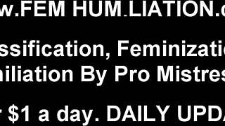 Kneel now slut your femdom lingerie training begins in bdsm pov